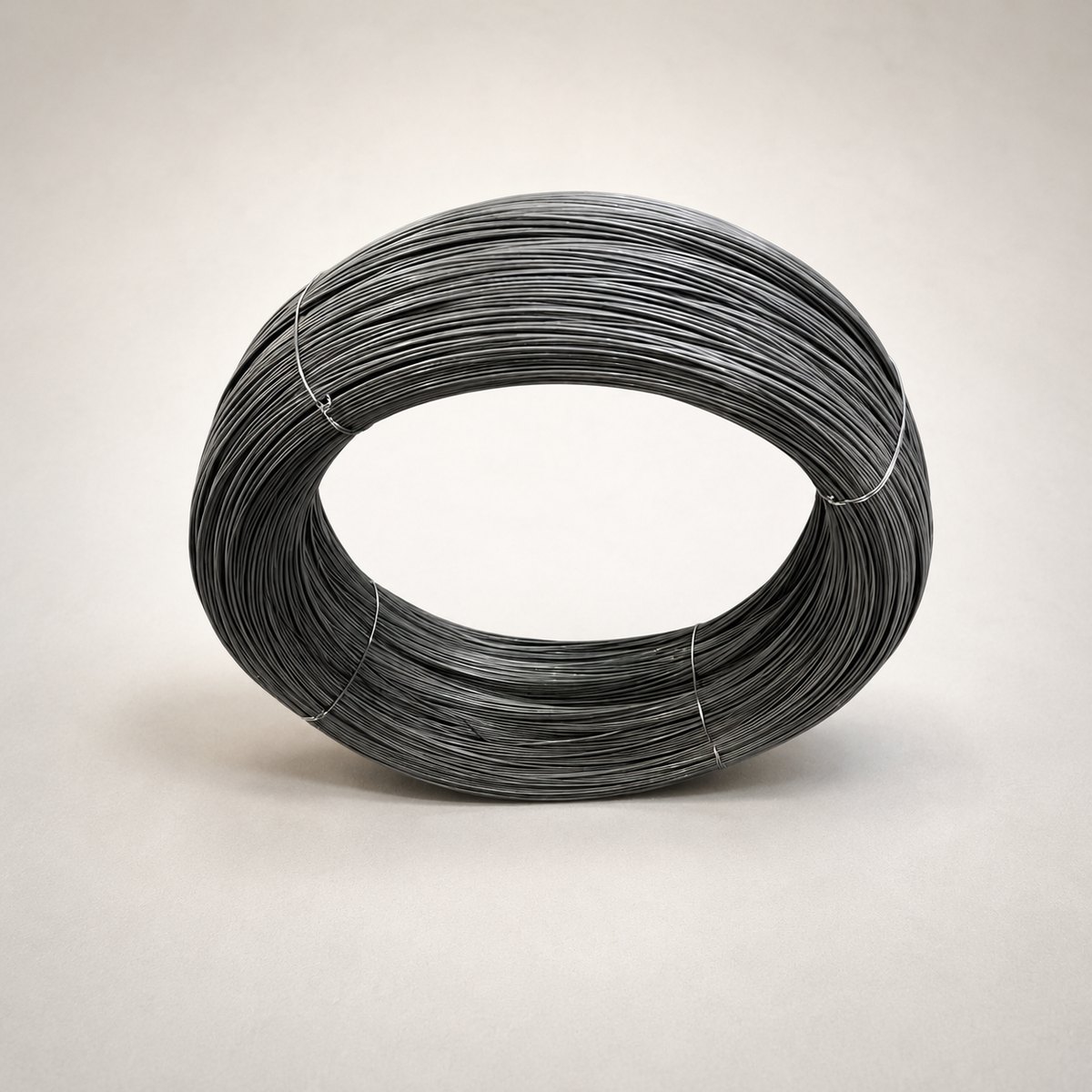 Coil of bright mild steel wire